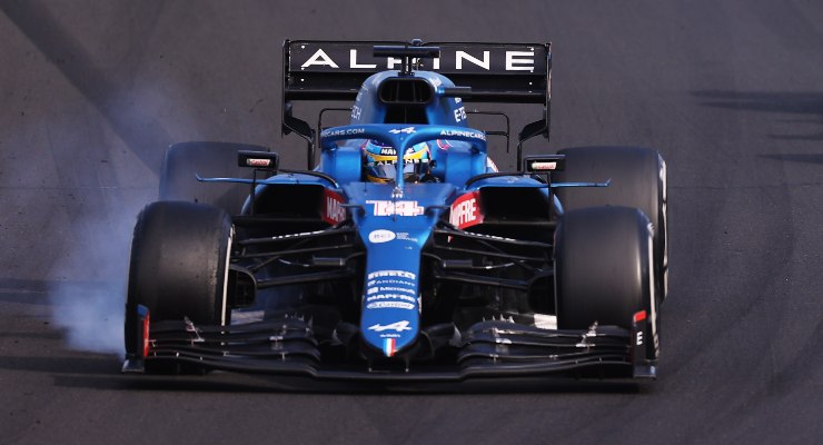 Fernando Alonso sulla Alpine