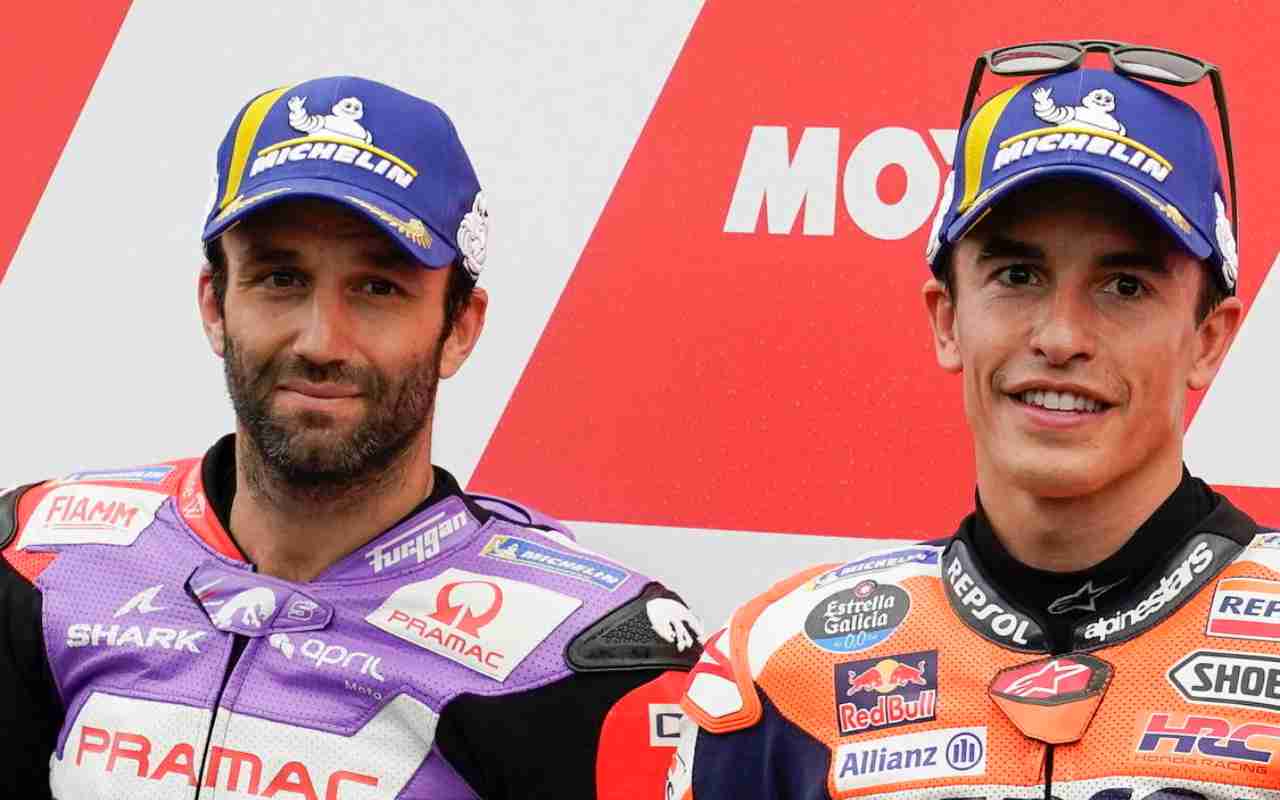 Johann Zarco e Marc Marquez (Ansa Foto)