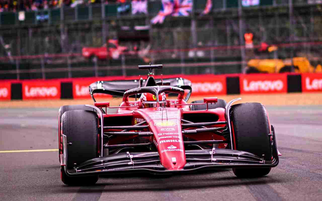 La Ferrari F1 in azione (Ansa Foto)