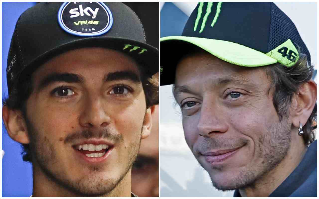 Bagnaia Valentino Rossi (Ansa)