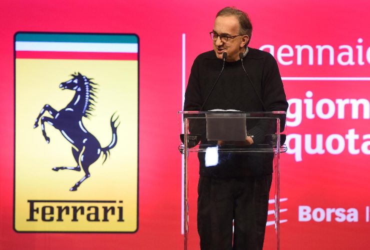 Sergio Marchionne sul palco