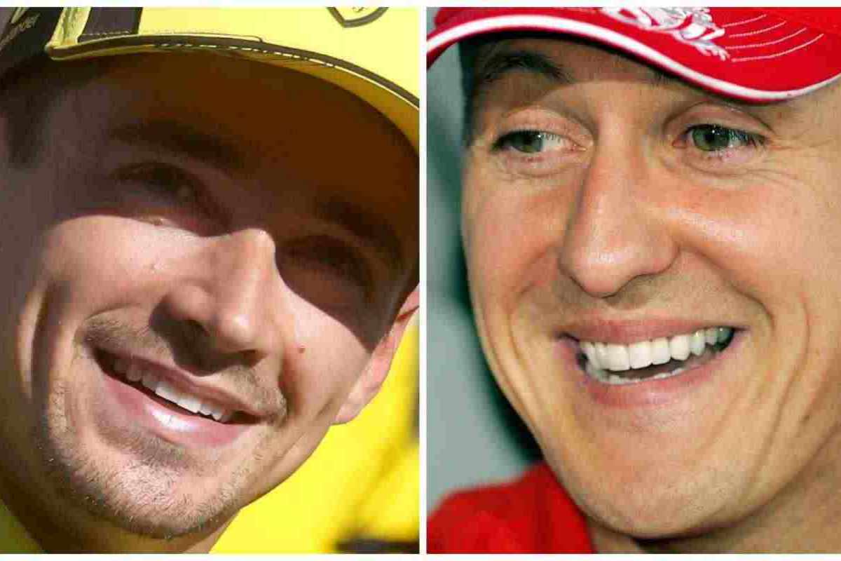 F1 Charles Leclerc e Michael Schumacher e la storia Ferrari