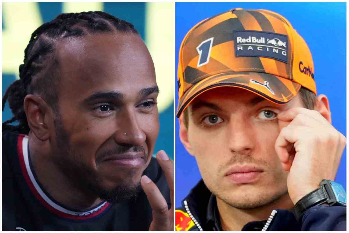 Il duello tra Max Verstappen e Lewis Hamilton 