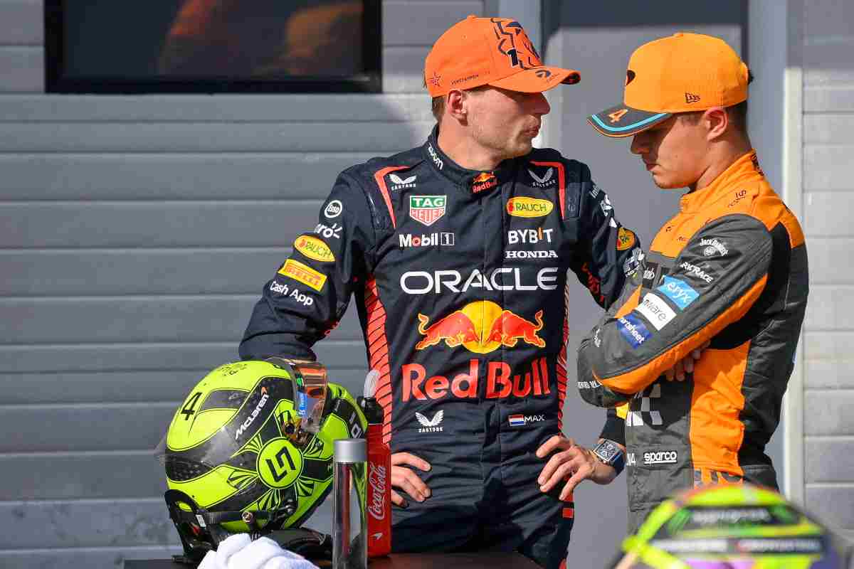 F1 Lando Norris e Max Verstappen