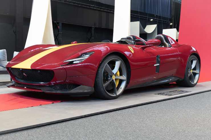 Ferrari Monza SP2, auto di Verstappen