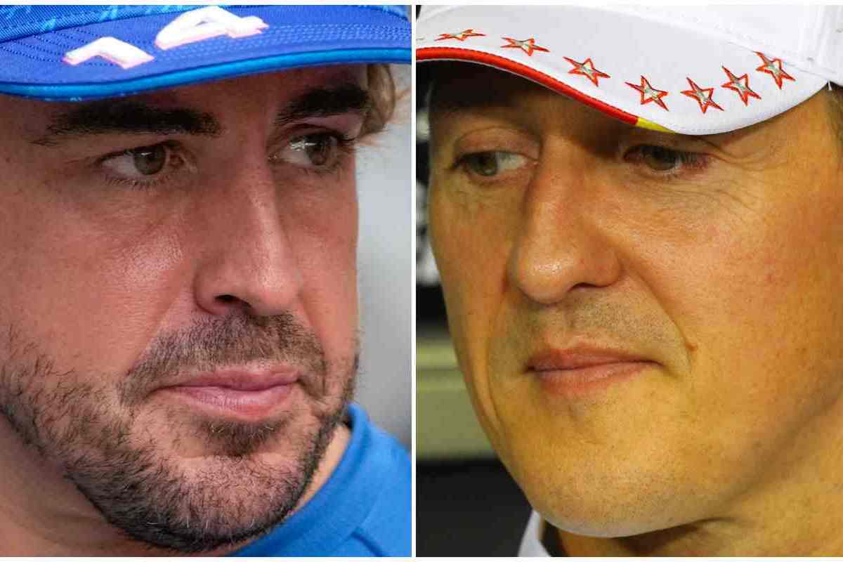 Alonso e Schumacher che paragone