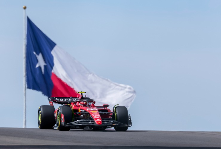 Sainz sulla Ferrari SF-23