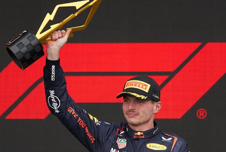 Max Verstappen come Valentino Rossi