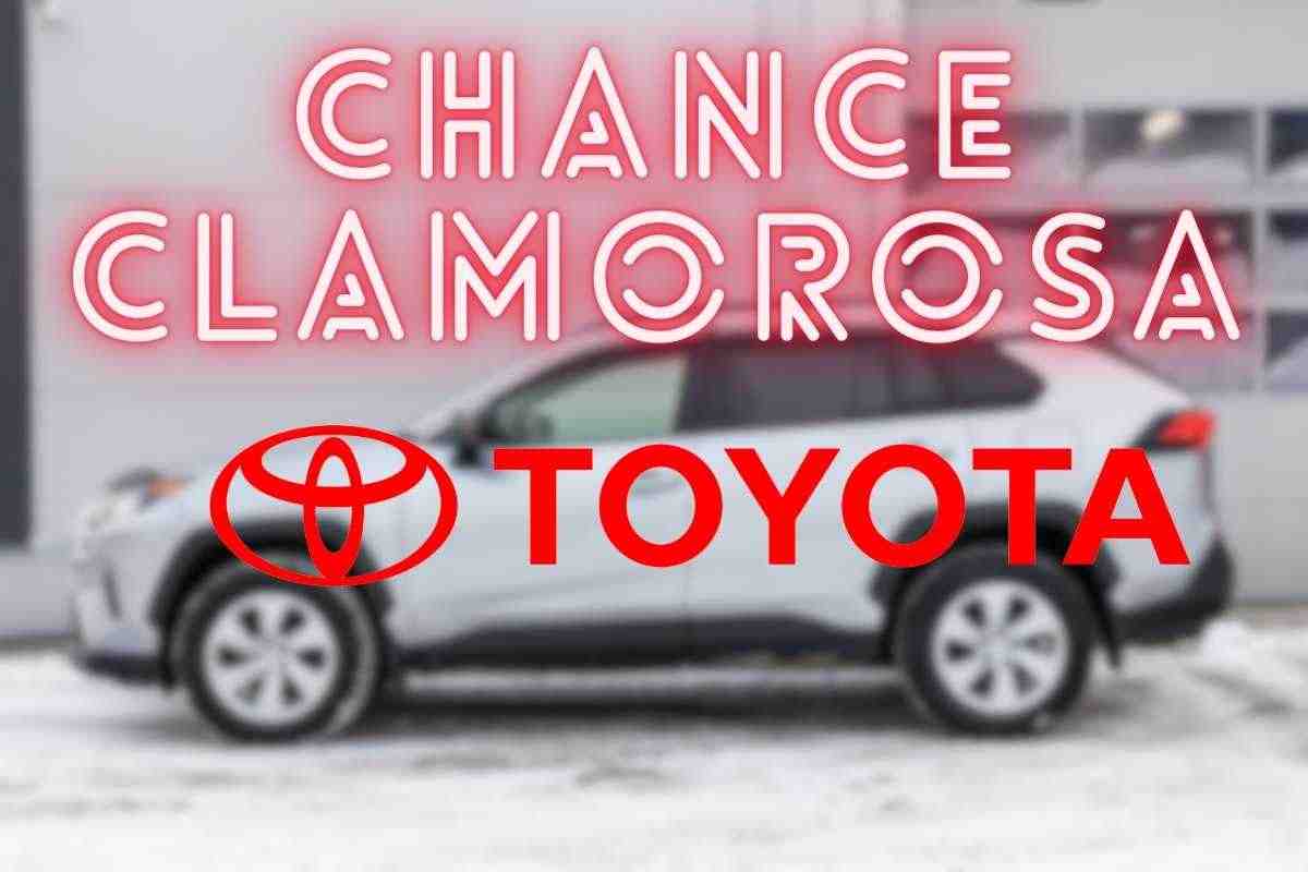 Offerta clamorosa Toyota