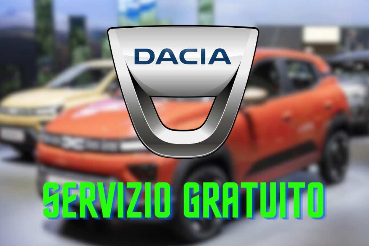 Dacia auto sostitutiva servizio gratuito