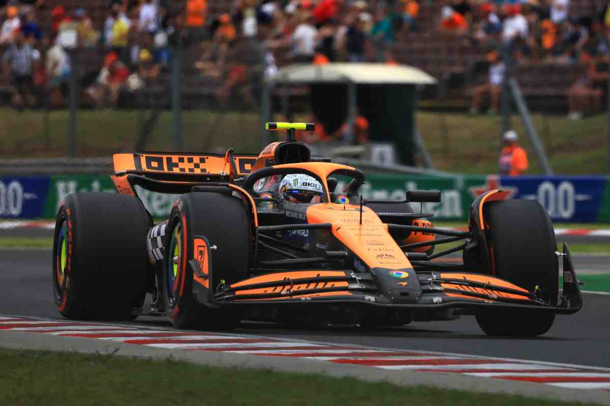 F1 Lando Norris in pole position