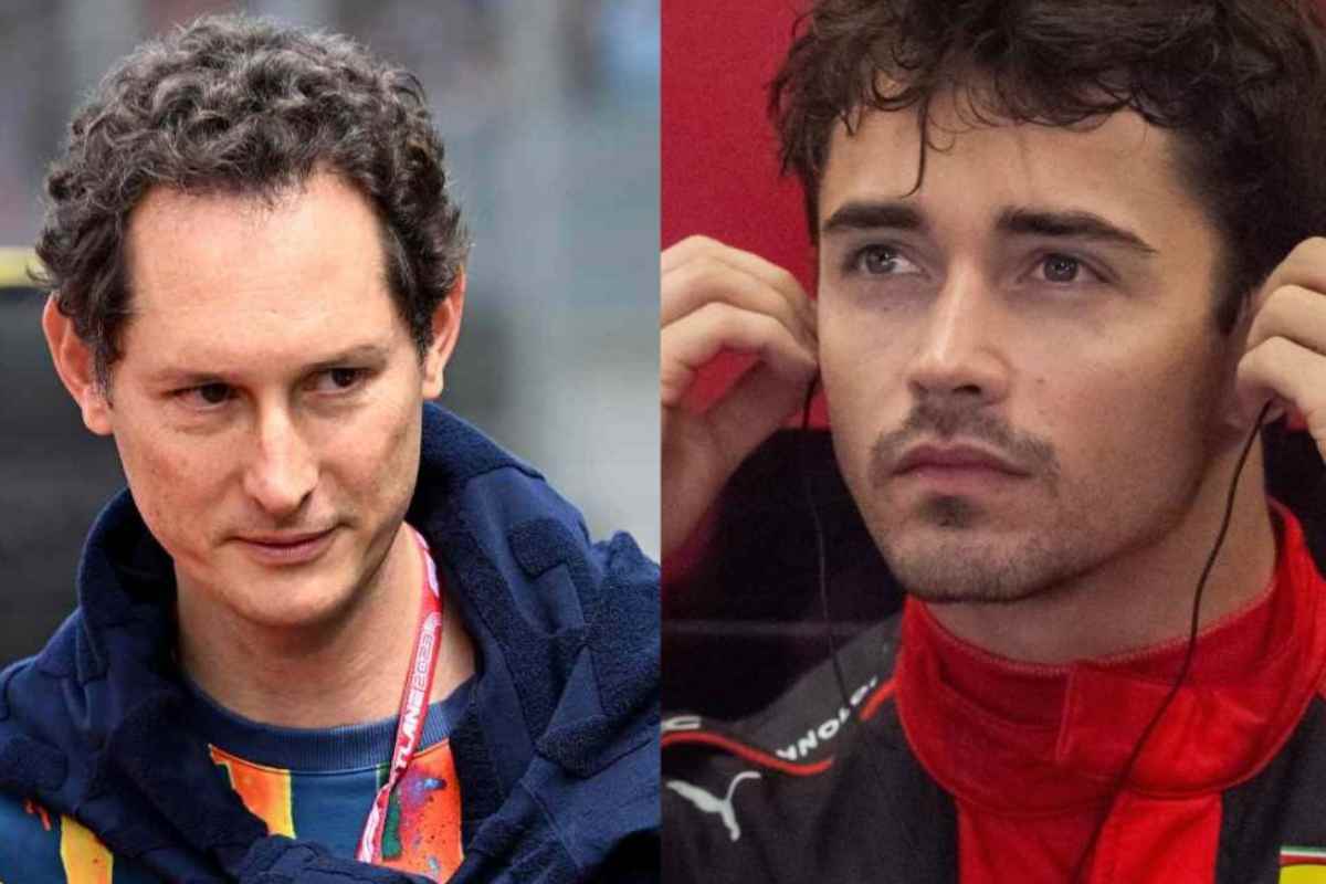 Ferrari John Elkann e Charles Leclerc la frecciata