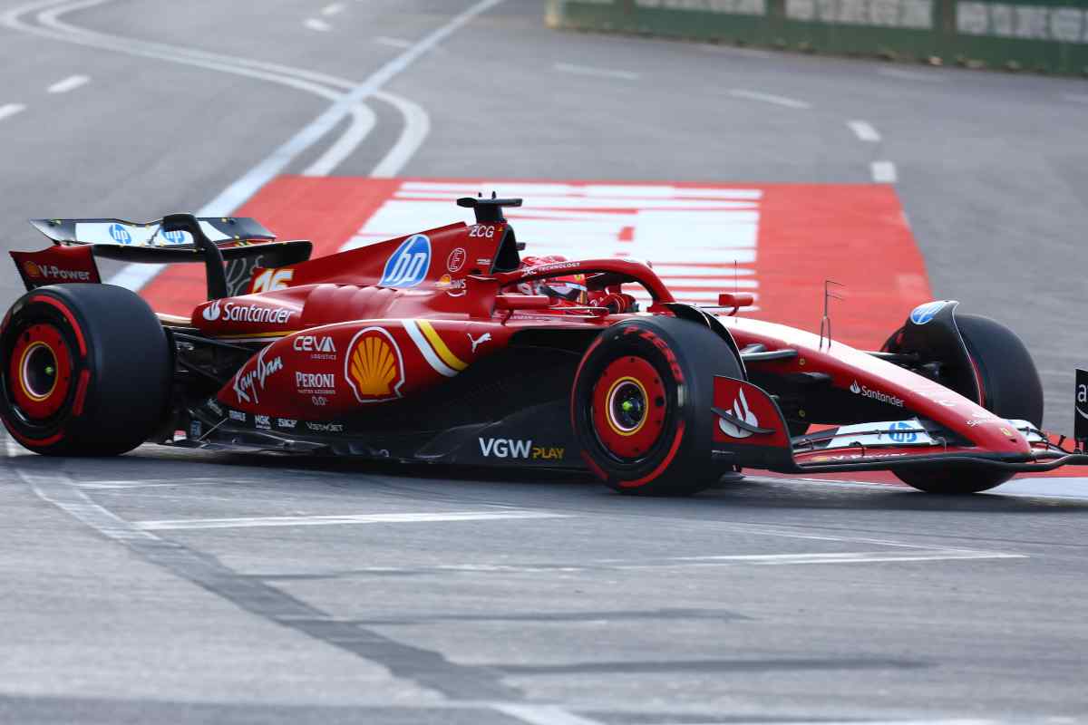 F1 Charles Leclerc in pole position