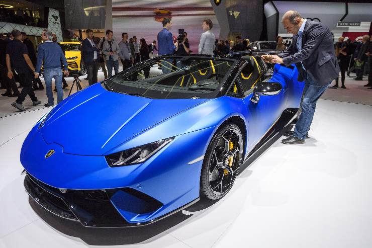 Lamborghini Huracan rumore multa