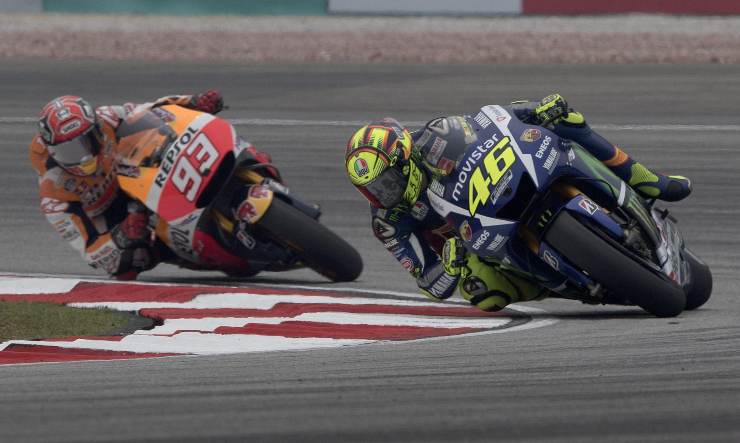 Rossi e Marquez parole dure