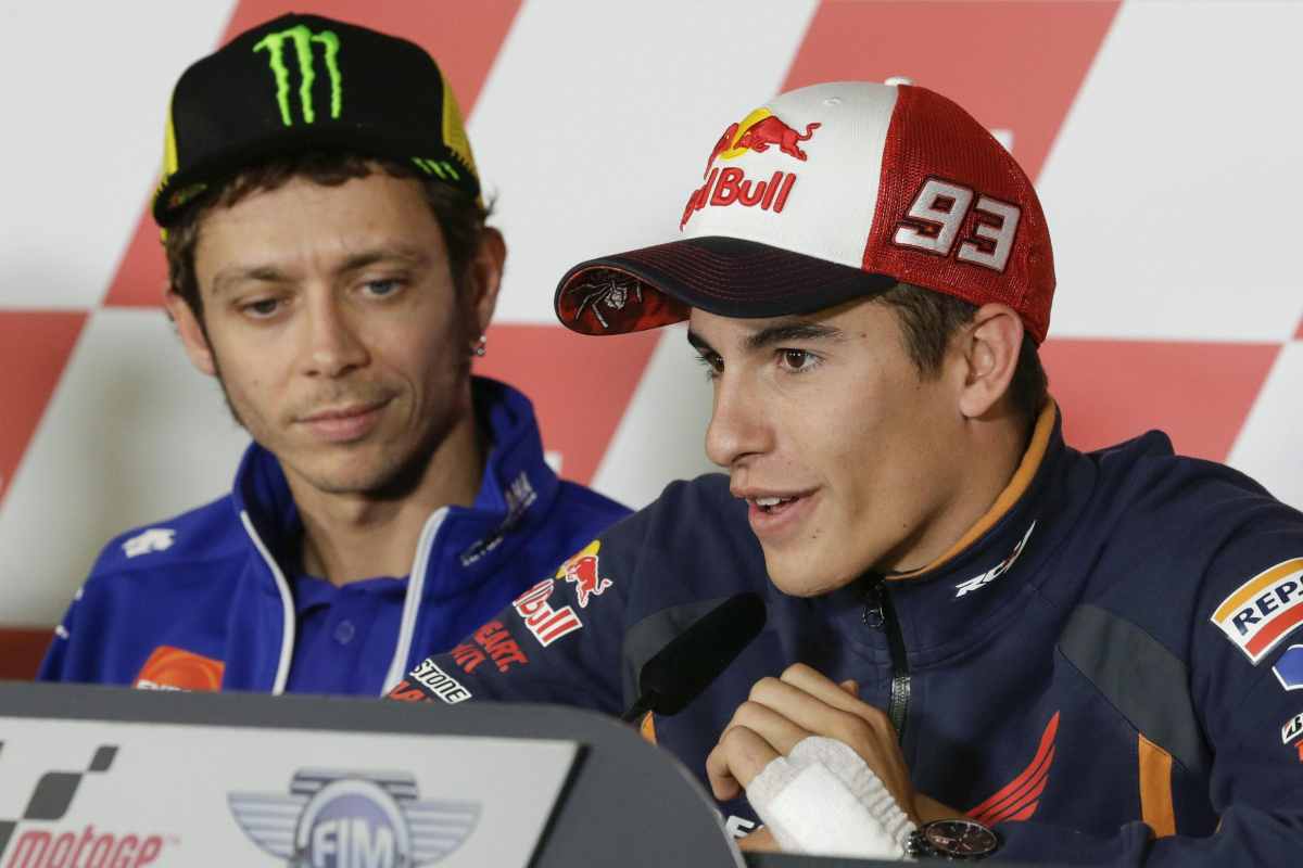 Valentino Rossi e Marc Marquez nuovo attacco