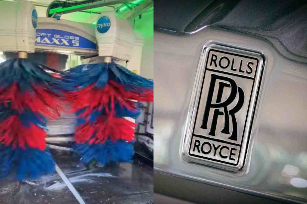 Va all'autolavaggio con la sua Rolls-Royce: esce con la vettura fatta a pezzi