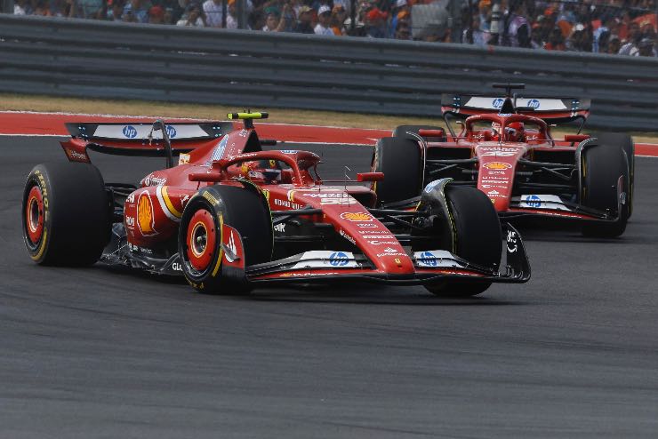 Carlos Sainz e Charles Leclerc doppietta Ferrari