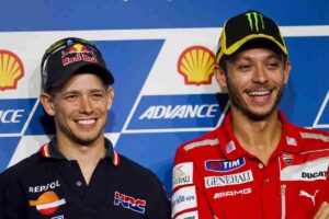 Casey Stoner e Valentino Rossi duro attacco