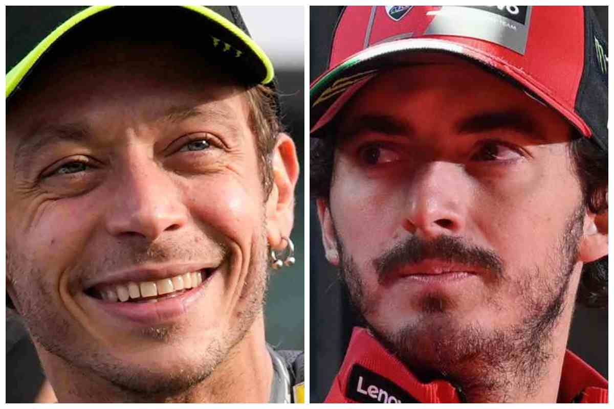 Valentino Rossi fonte di ispirazione per Bagnaia