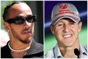 Lewis Hamilton e Michael Schumacher stessa situazione